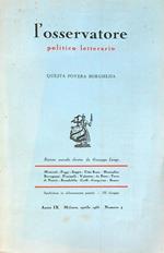 L' osservatore politico letterario n.4/aprile 1963