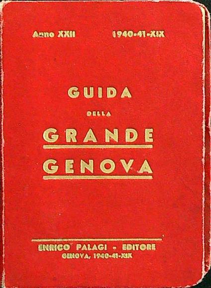 Guida della grande Genova - copertina