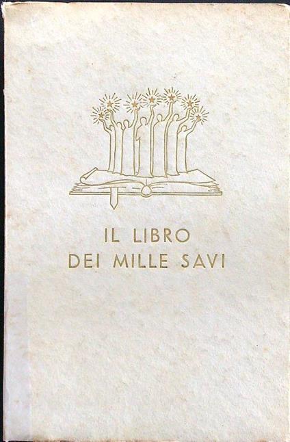 Il libro dei mille savi - Palazzi - copertina