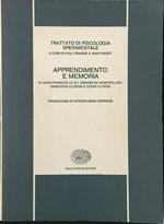 Trattato di Psicologia Sperimentale. Apprendimento e Memoria