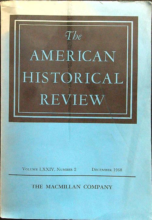 The american historical review december 1968