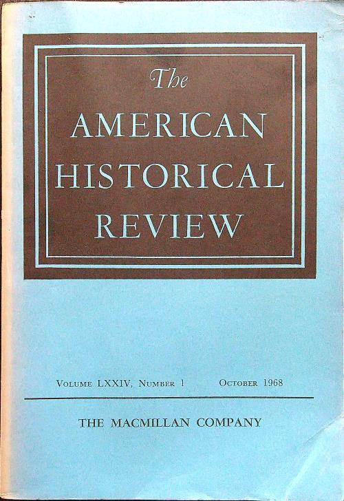 The american historical review october 1968