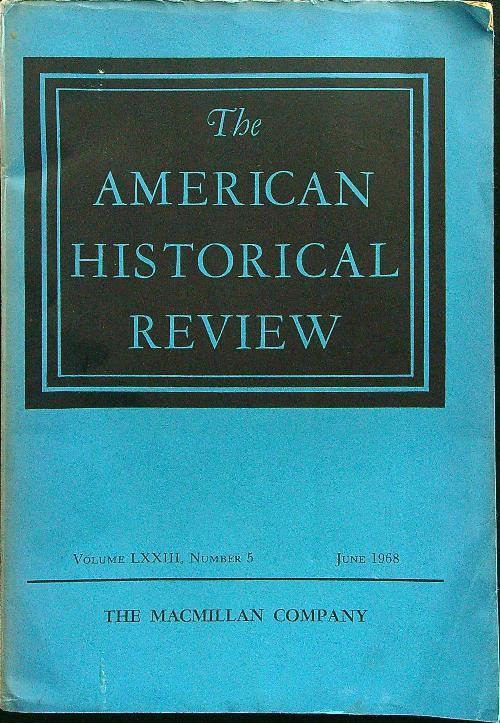 The american historical review june 1968