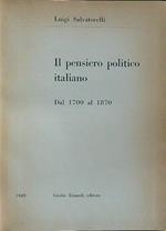Il pensiero politico italiano dal 1700 al 1870