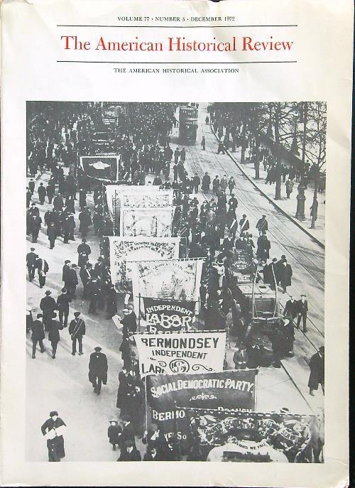 The american historical review vol. 77 n.5 december 1972