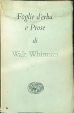 Foglie d'erba e prose