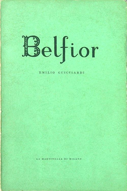 Belfior - Emilio Guicciardi - copertina