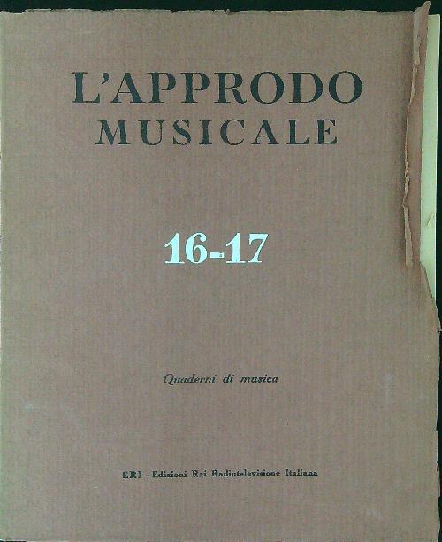 L' approdo musicale 16-17 - copertina