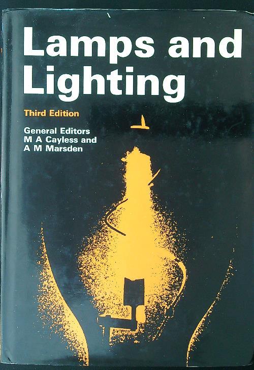 Lamps and lighting - M. A. Cayless - copertina