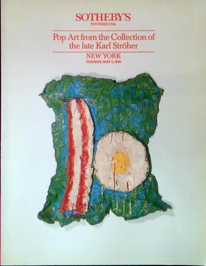 Sale 5844 Pop Art from he Collection of the late Karl Strohner - May 2, 1989 - copertina