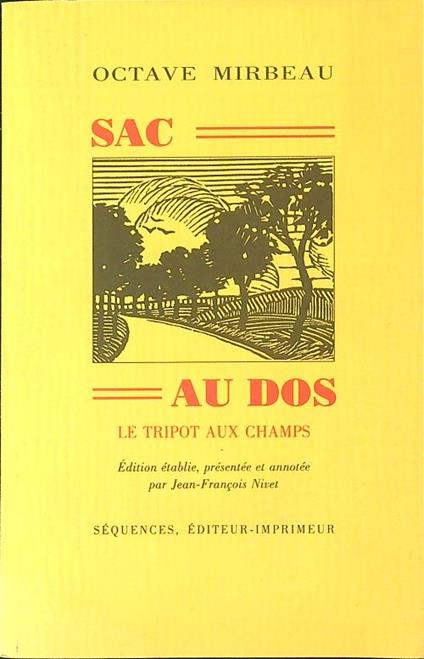 Sac au dos - Octave Mirbeau - copertina