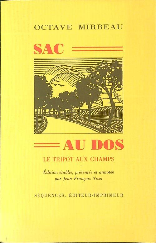 Sac au dos - Octave Mirbeau - copertina