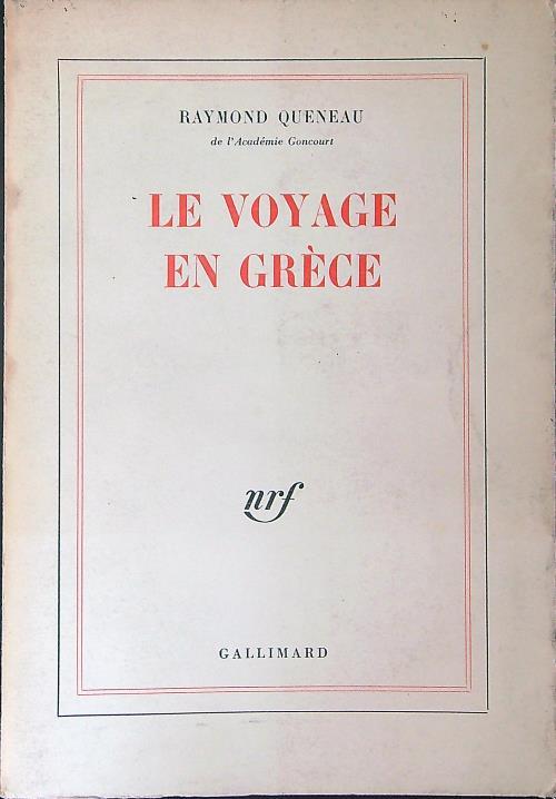 Le  voyage en Grece
