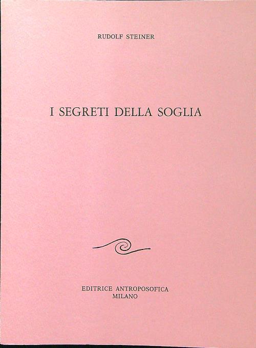 I segreti della soglia - Rudolf Steiner - copertina