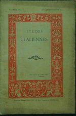 Etudes italiennes m. 3 jullet-septembre 1924