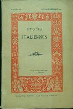 Etudes italiennes n.4 octobre-decembre 1924