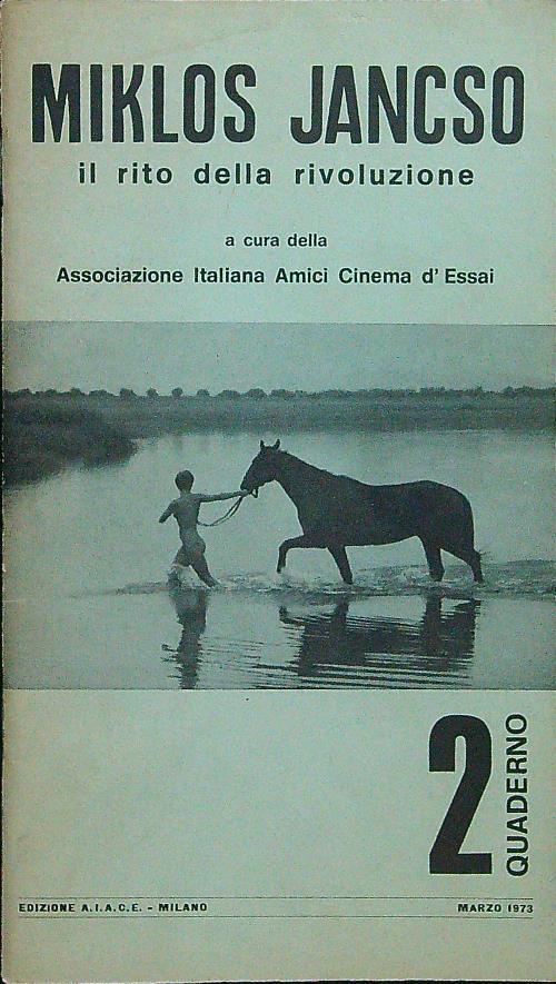 Miklos Jancso Il rito della rivoluzione - copertina