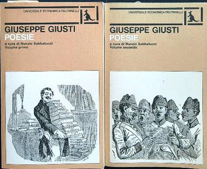 Poesie 2vv - Giuseppe Giusti - copertina