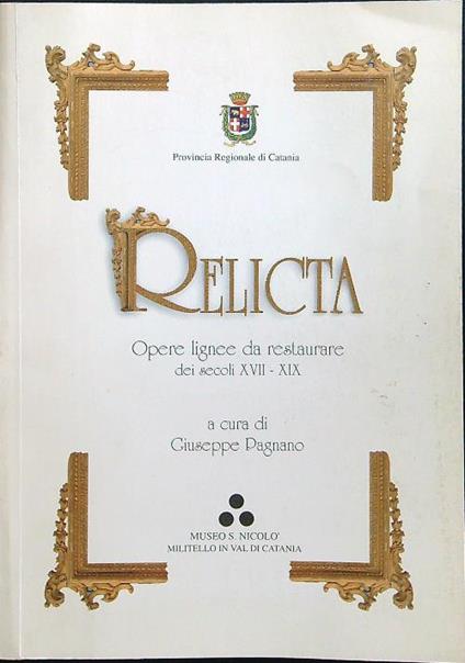 Relicta - copertina
