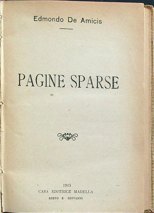 Pagine sparse
