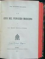La crisi del pensiero moderno