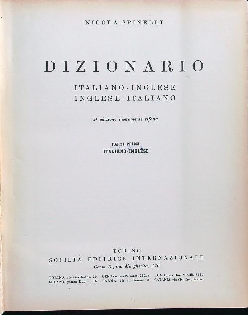 Dizionario italiano-inglese/inglese-italiano 2vv