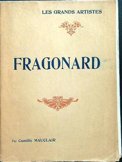 Fragonard - Camille Mauclair - copertina