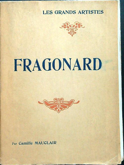 Fragonard - Camille Mauclair - copertina