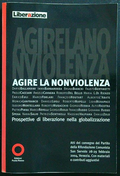 Agire la nonviolenza - copertina