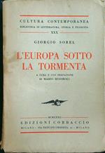 L' Europa sotto la tormenta