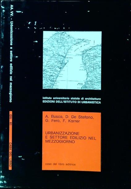 Urbanizzazione e settore edilizio nel Mezzogiorno - copertina