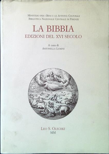 La Bibbia edizione del XVI secolo - Antonella Lumini - copertina