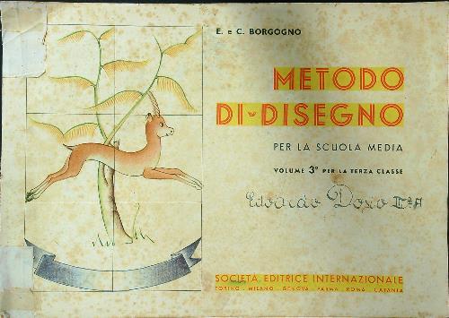 Metodo di disegno per la scuola media volume 3 per la terza classe