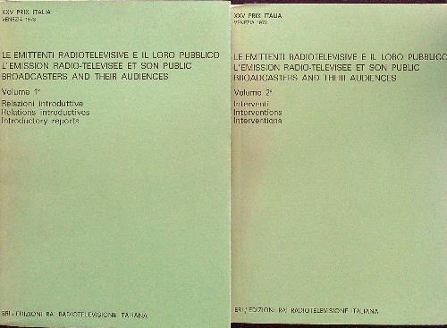 Le emittenti televisive e il loro pubblico 2vv