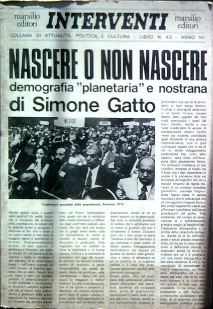Nascere o non nascere - Simone Gatto - copertina