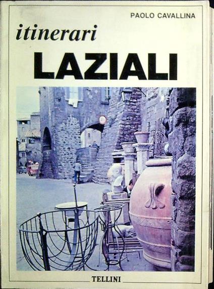 Itinerari Laziali - Paolo Cavallina - copertina