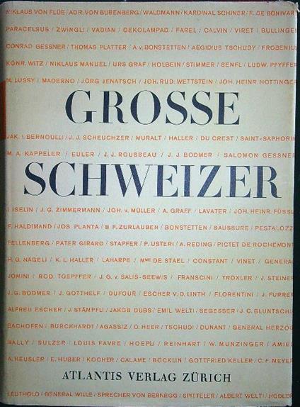 Grosse Schweizer - copertina