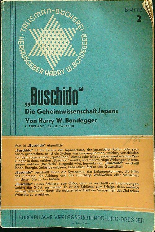 Buschido band 2 - Bondegger - copertina