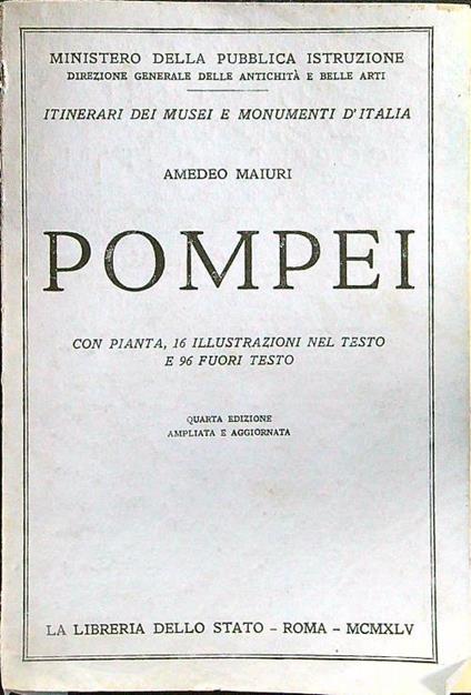 Pompei - Amedeo Maiuri - copertina