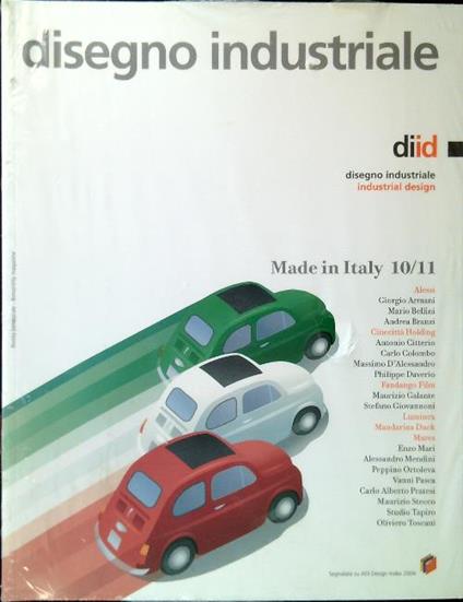 diid disegno industriale industrial design - Made in Italy 10/11 - copertina
