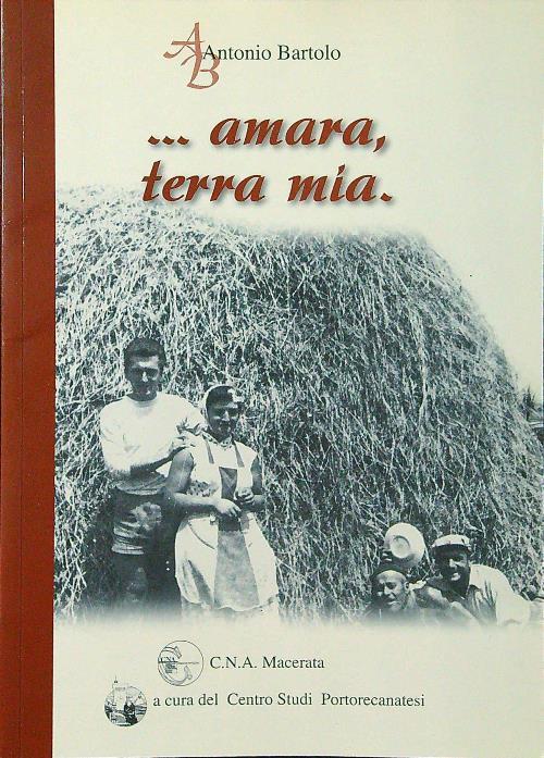 ...amara, terra mia - Antonio Bartolo - copertina