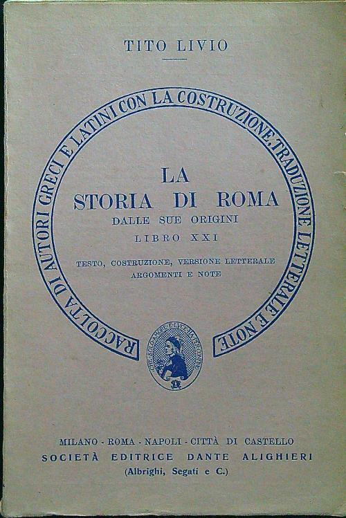 La storia di Roma libro XXI