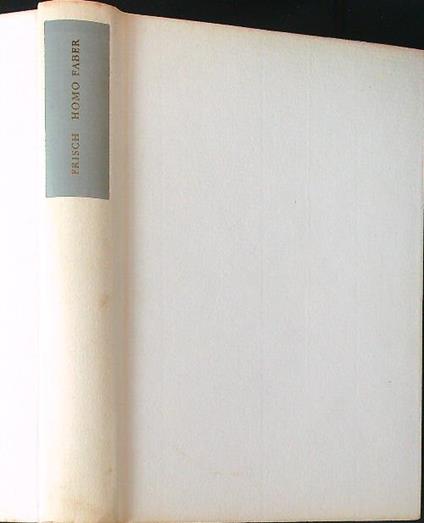 Homo faber - Max Frisch - copertina