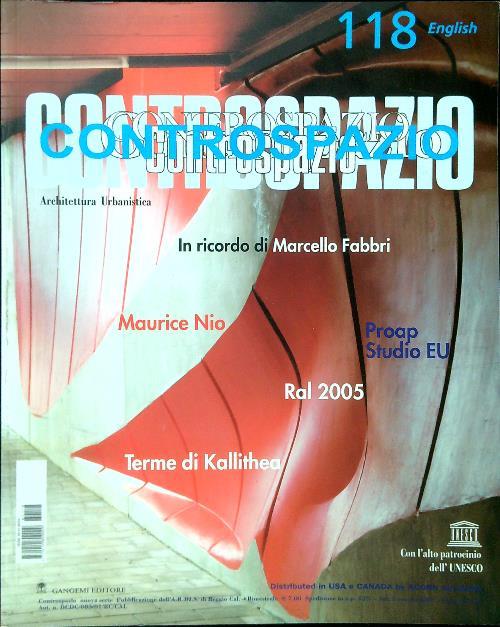 Controspazio 118 - copertina