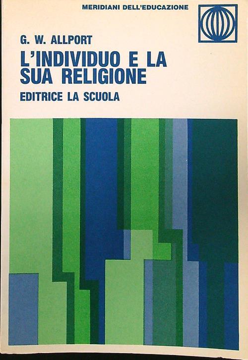 L' individuo e la sua religione - G.W. Allport - copertina