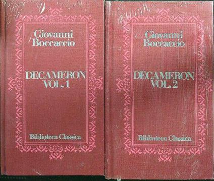 Decameron 2vv - Giovanni Boccaccio - copertina
