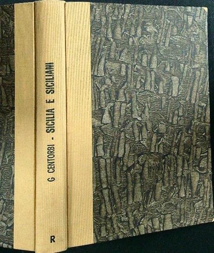 Sicilia e siciliani - Giovanni Centorbi - copertina