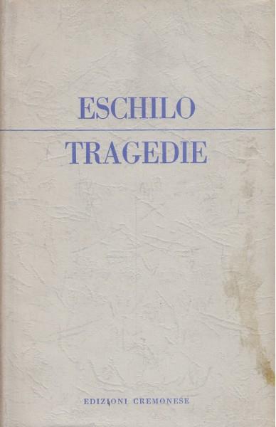 Tragedie - Eschilo - copertina