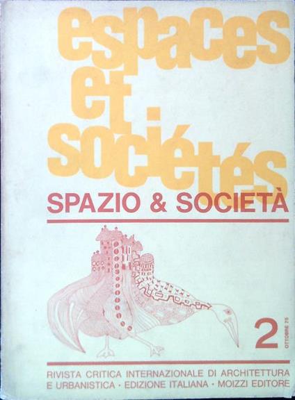 Spazio e società N. 2/Ottobre 1975 - copertina