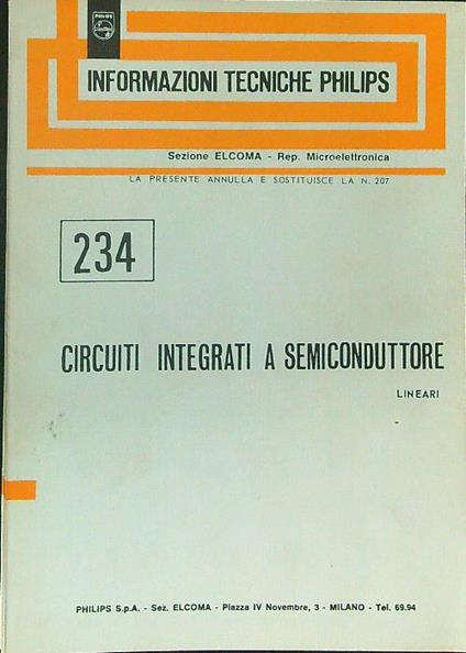 Circuiti integrati a semiconduttore Lineari - copertina